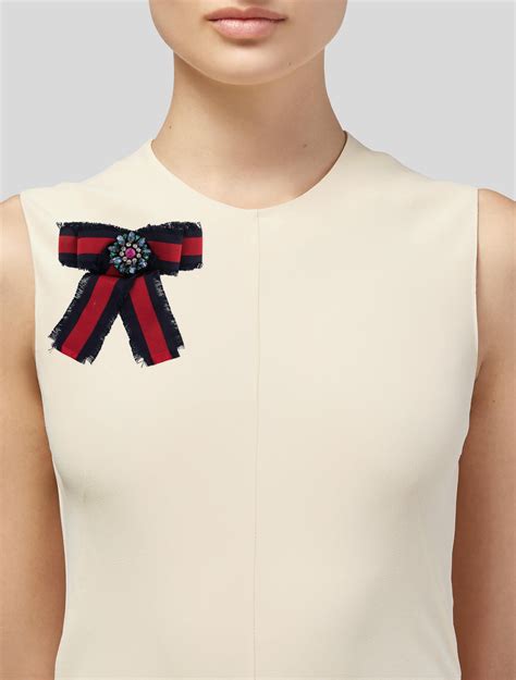 gucci grosgrain bow brooch|Gucci Livermore Outlet.